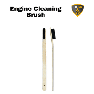 11oils AutoCare Wooden Long Handle Engine Cleaning Brush