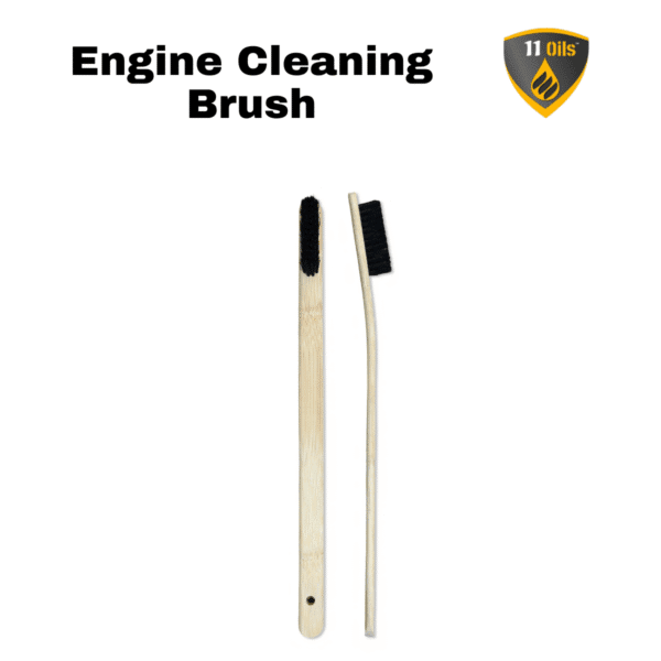 long handle engine cleaning brush wooden