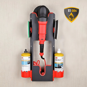 11oils AutoCare Metal Polishing Machine Rack, Polisher Machine Holder