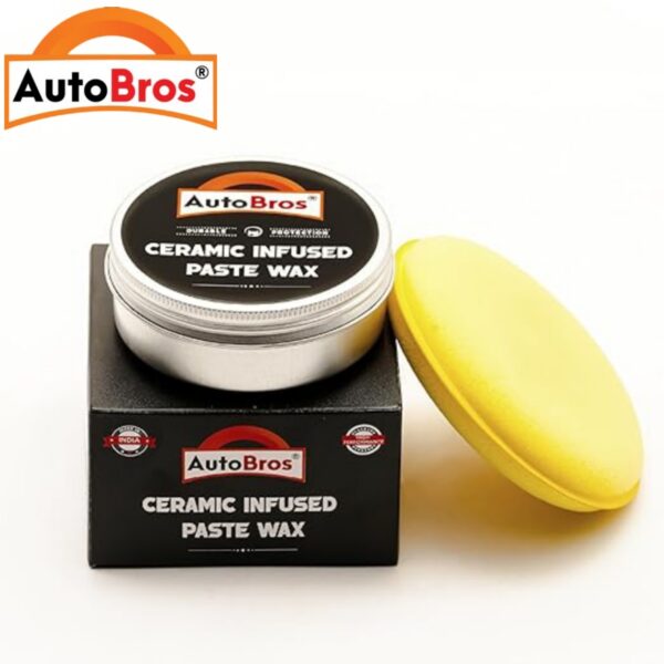 AutoBros Ceramic Infused Paste Wax 100g for Deep Gloss Shine