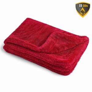 11oils AutoCare Premium Drying Towel, Dual-Sided,1500GSM